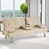 Similicuir beige est en rupture de stock