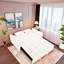 Canapé-lit de grande taille 64,9 po 3-en-1 pliable, canapé double en velours moderne-925860990