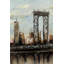 «City Bridge» par Cloudy Day, toile | Décoration de villes cités brunes