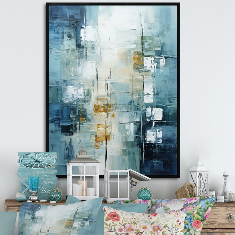 Herschell Birch Woods Whispering Winds VI sur impression sur toile, H 40 po x l 30 po x P 1,5 po, Cadre flottant noir