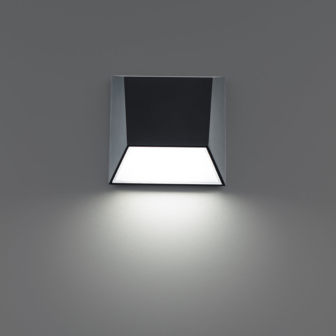 Integrated LED Outdoor Armed Sconce dweLED Fixture 