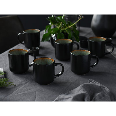 Nordic Fjord Stoneware Coffee Mug