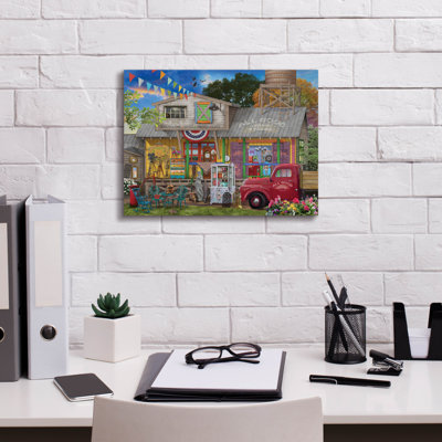 'All Good Antiques' by Bigelow Illustrations Canvas Wall Art