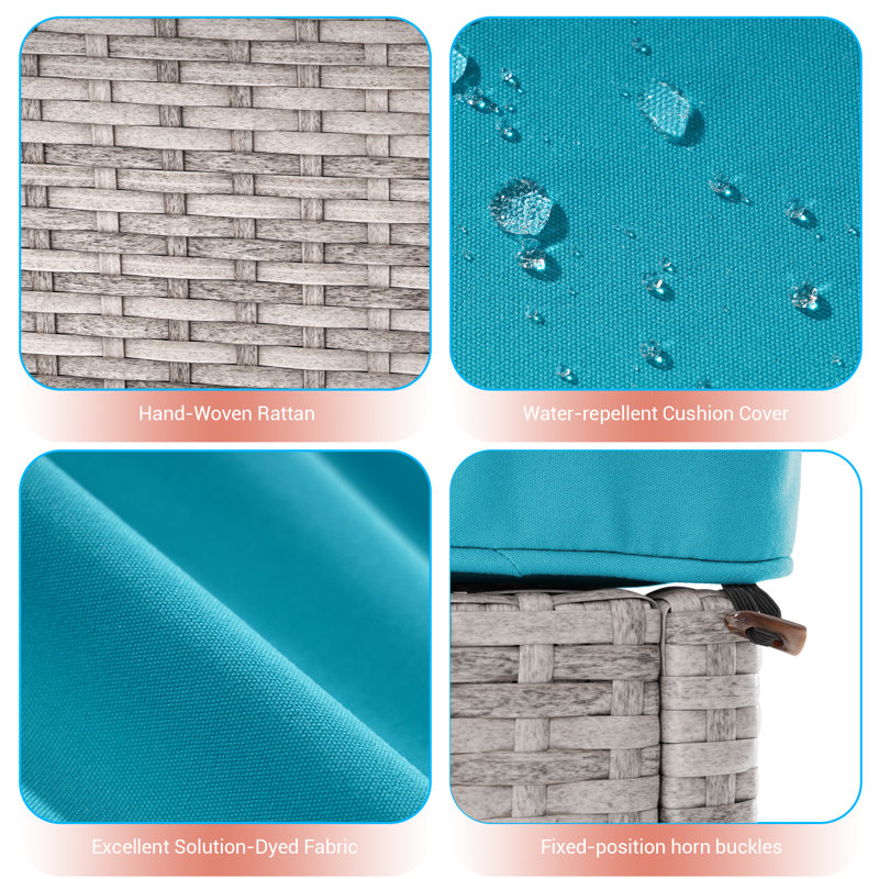 Ebern Designs Eban Outdoor Seating Group with Cushions - Wayfair Canada