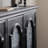 Black Solid Wood Sideboard