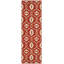 Tapis rouge / ivoire touffeté à la main Carolene-22513118