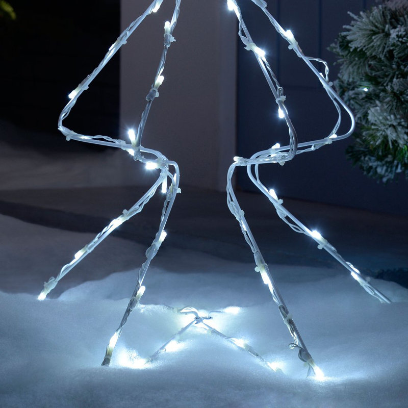 Pre-Lit Animated Multi-Function Christmas Tree Lighted Display