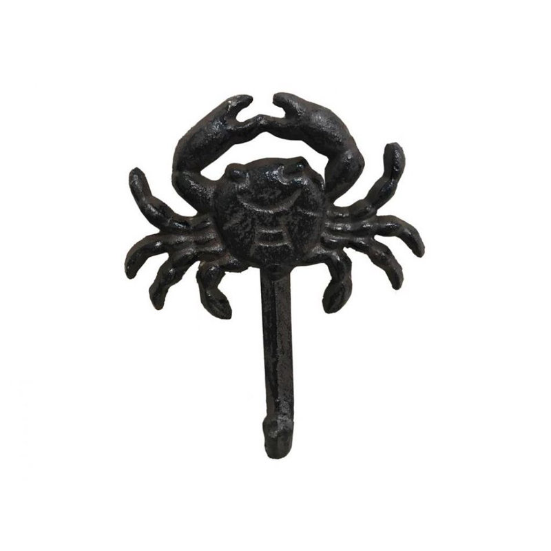 Crochet mural crabe Jonette, Noir