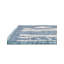 Tapis intérieur / extérieur en polypropylène géométrique tissé à la machine en turquoise / beige-88520995