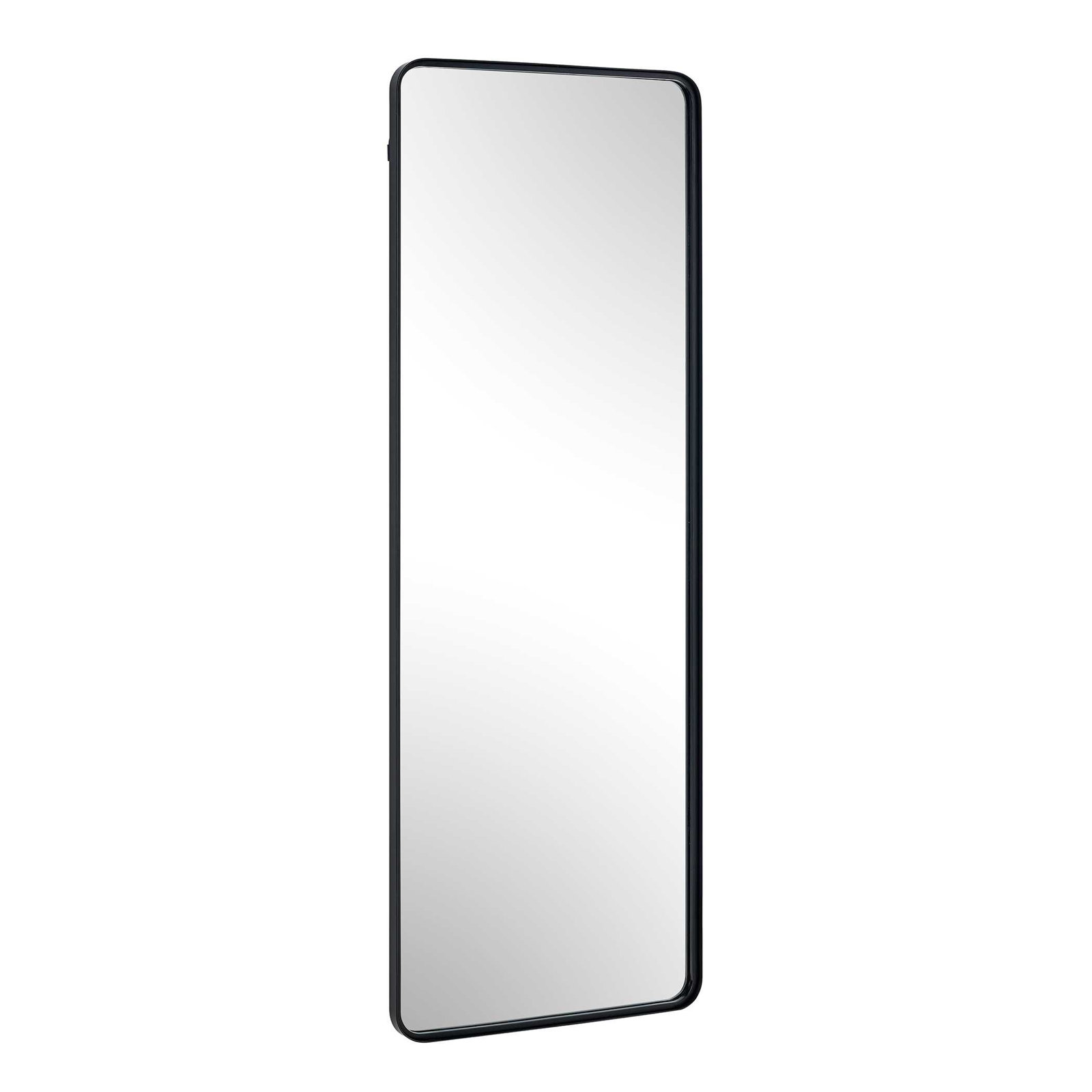 Adrienne Accent Mirror, Satin Black, 59" x 21"