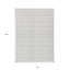 Tapis intérieur lavable rayé ivoire 10 pi x 14 pi