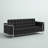 HERCULES Lesley Series Contemporary LeatherSoft Double Stitch Detail Sofa with Encasing Frame-732355086