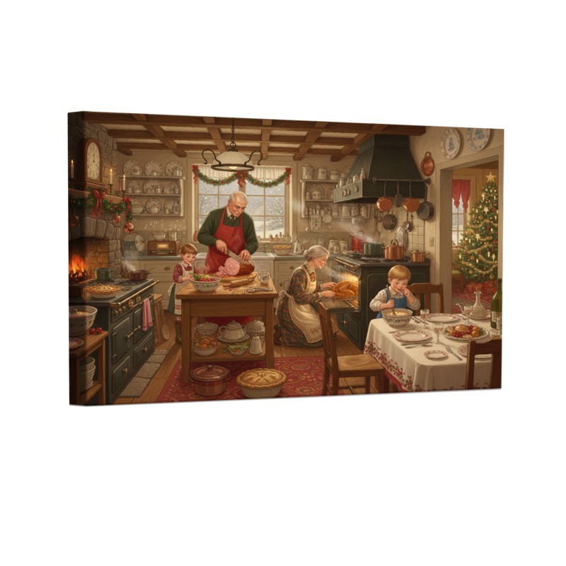 Ensemble de 3 reproductions d'art sur toile, H 24 po x l 36 po
