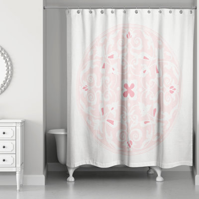 Rideau de douche simple Clayborn