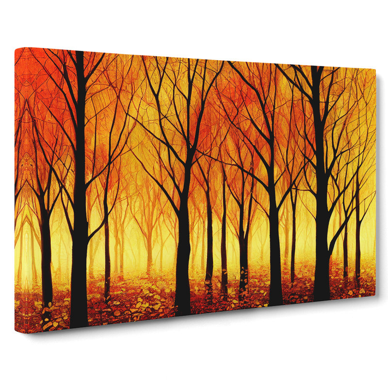 Sublime Autumn Forest - Wrapped Canvas