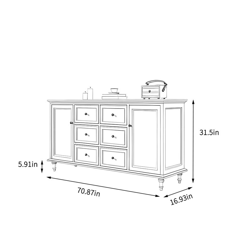 Grande armoire de rangement dans le salon, Noyer