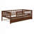 Wood Daybed with Trundle and Fence Guardrails-85954674-85954675