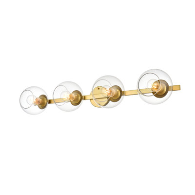 Nathalie 2 Light Glass Dimmable Armed Sconce