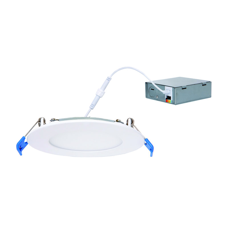 4'' Slim Dimmable LED Recessed Lighting Kit with Adjustable Color Temperature