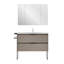 Jeaneane 1000 mm Freestanding Single Vanity with Integrated Ceramic Basin-472167705-472167711