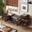 French style solid wood frame TV cabinet