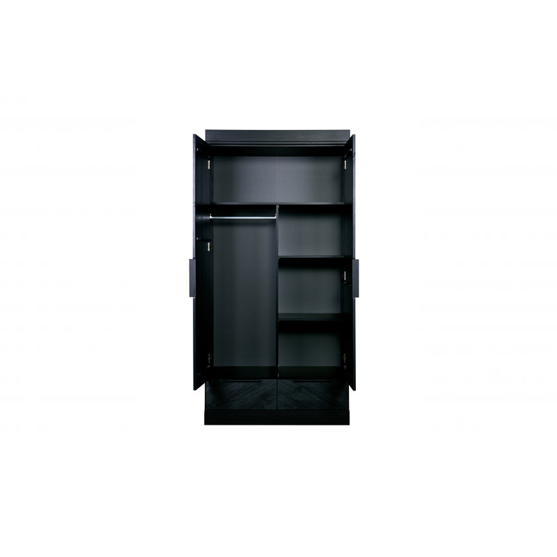 Connect 120cm Closet Shelving, Black