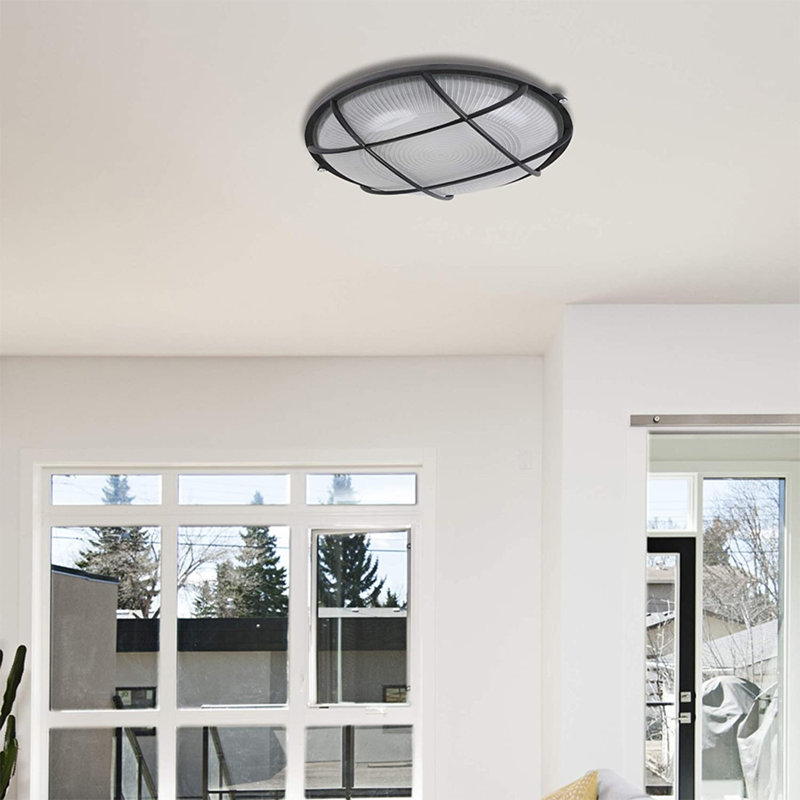 Chrystal Glass LED Flush Mount