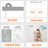 58" - 60" W x 76" H Double Sliding Frameless Shower Door-72250162