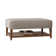 Repose-pieds rectangulaire avec rangement Carly