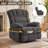 Breasha 39.7" Wide Manual Upholstered Swivel Rocker Recliner-71494675