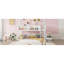 Lit superposé bas simple au-dessus de simple, lit superposé au sol avec échelle, lit superposé simple en bois massif pour enfants et enfants, blanc-1998449022