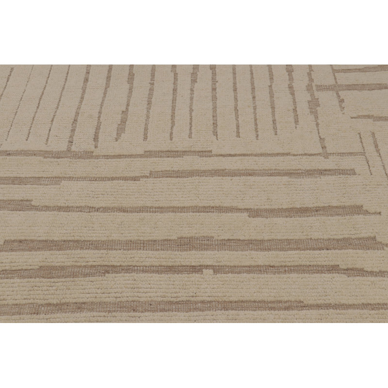 Modern One-of-a-Kind 14'10X20'3 Hand Knotted Area Rug