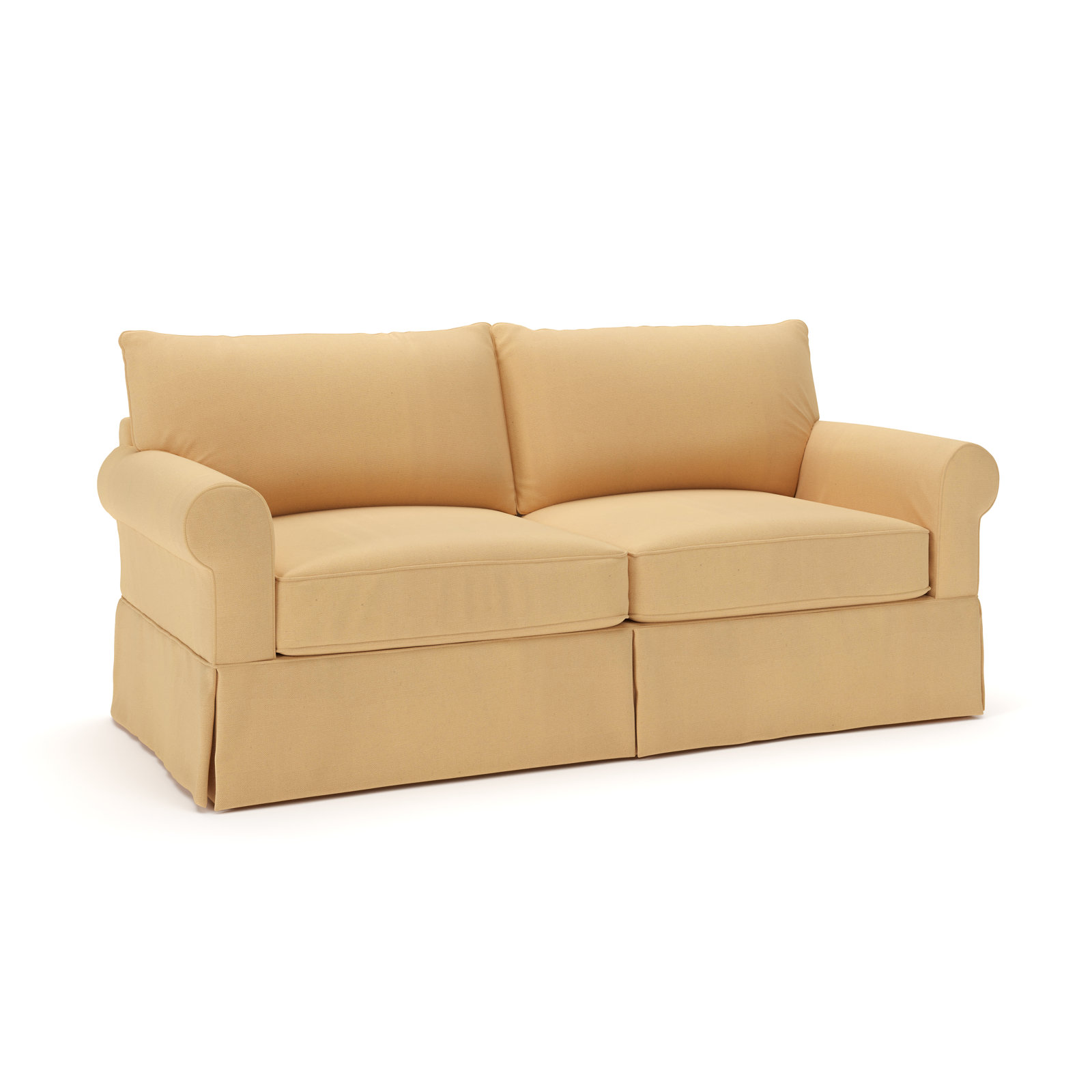 Amari 83'' Slipcovered Sofa, Bayou Sunshine Canvas