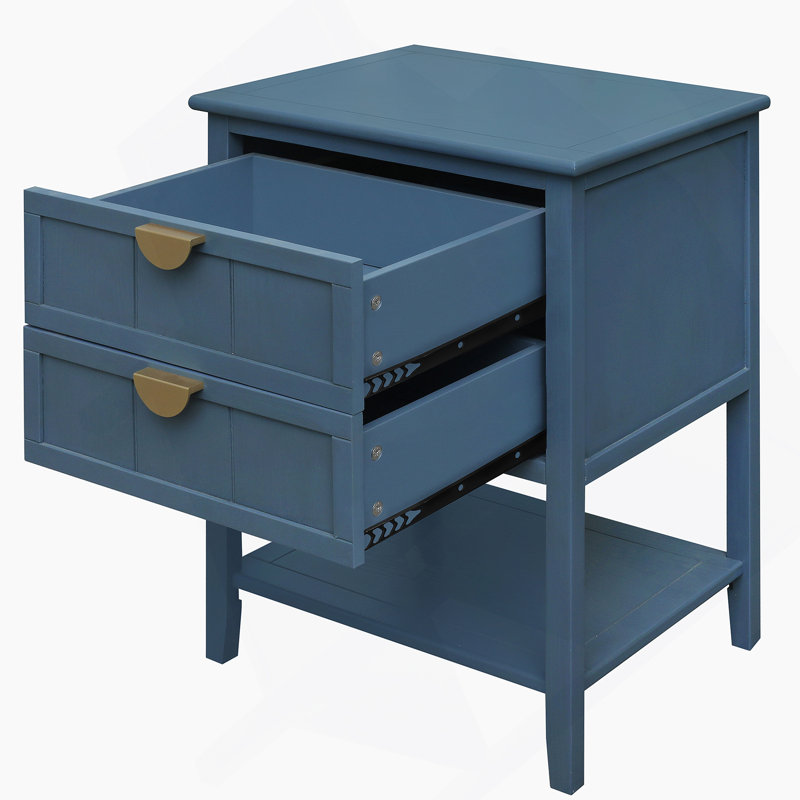 Armoire 3 tiroirs Charyl, Marine