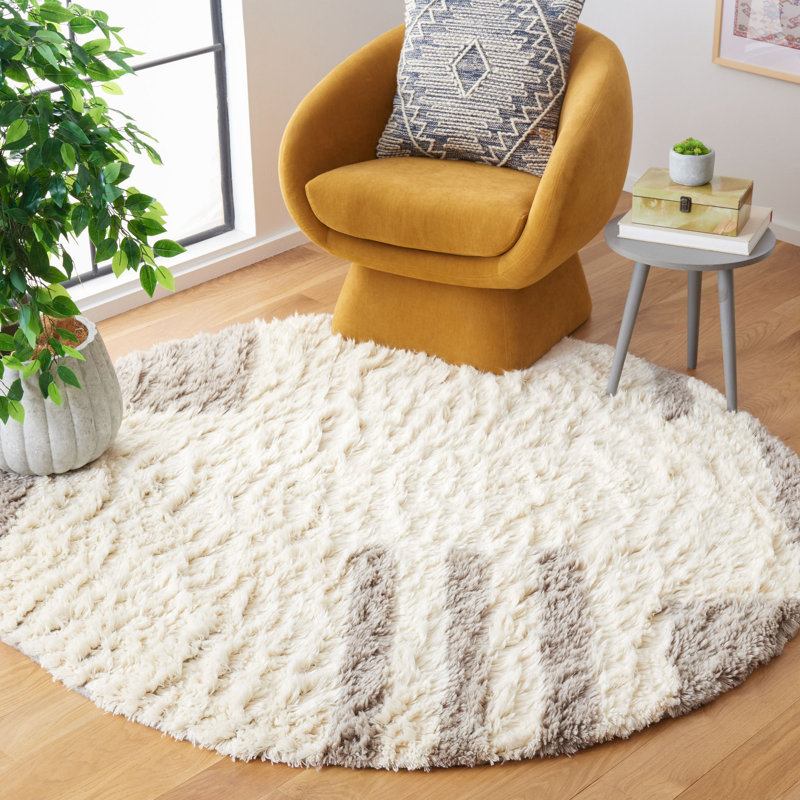Beamer Indoor Rug, Round 6'