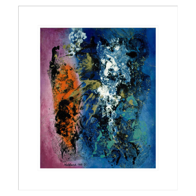 Reproduction d'art n ° 5 par Vance Kirkland, H 20,34 po x l 17,75 po