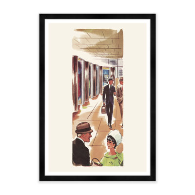 Hallway Conversation Print