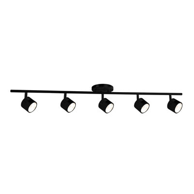 Lyra 36'' 5 -Light Fixed Track Track Kit with Dimmable and Adjustable Head