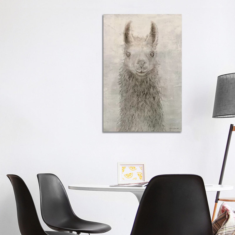 Llama Portrait by Marie Elaine Cusson - Wrapped Canvas Print, 101.6cm H x 66.04cm W x 1.91cm D