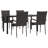 Foulks Rectangular 4 - Person 63" Long Dining Set-1848325887-1822691558-1822691555