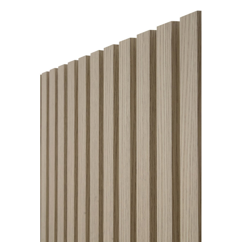  Acoustic Wood Wall Paneling, Decorative Soundproof Panels for Walls and Ceilings, 3D Slat Wood Wall Panels, Light Oak