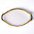 Stone Lain Florian 2-Piece Serving Oval Tray Plate Set Porcelain-97806287