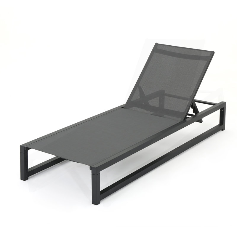Chaise Lounge, Gray