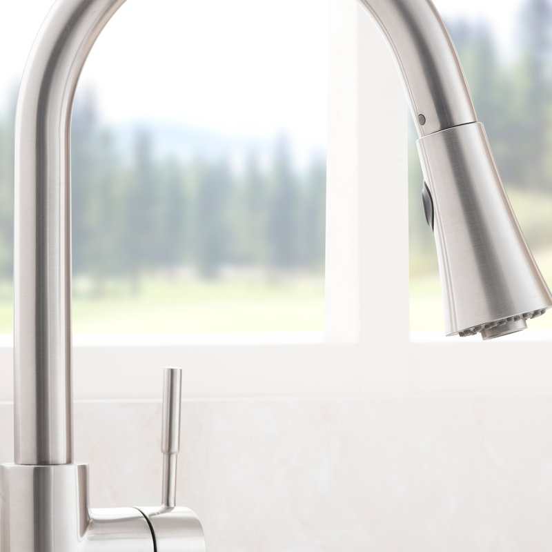 ZLINE Edison Kitchen Faucet, Stainless Steel