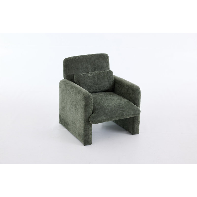 Chaise d'appoint moderne, Vert antique