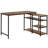 Laseter L-Shaped Metal Base Computer Desk