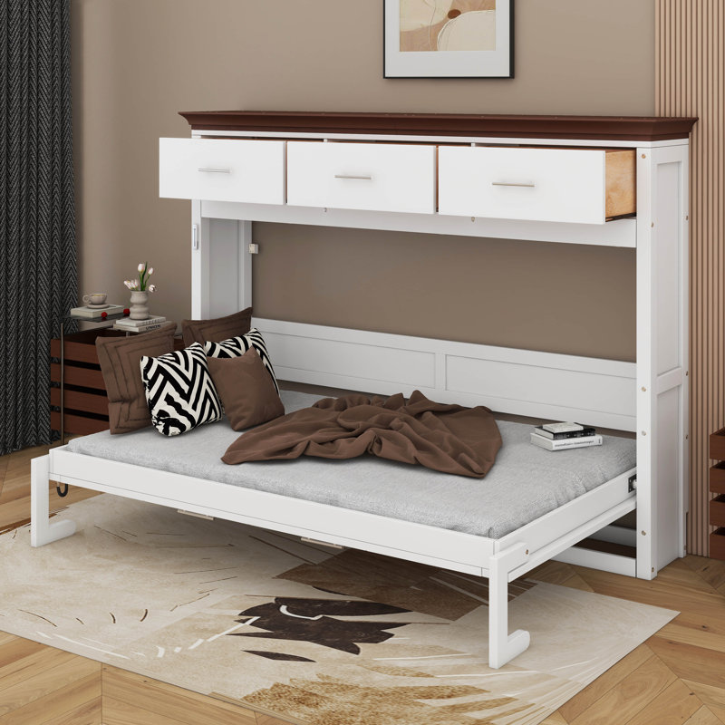 Murphy Bed With 3 Drawers
