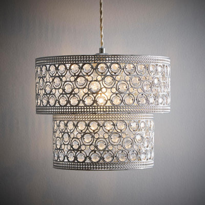Allyssa 1 - Light Chrome Pendant