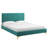 Peyton Performance Velvet Platform Bed-547059908-547059909
