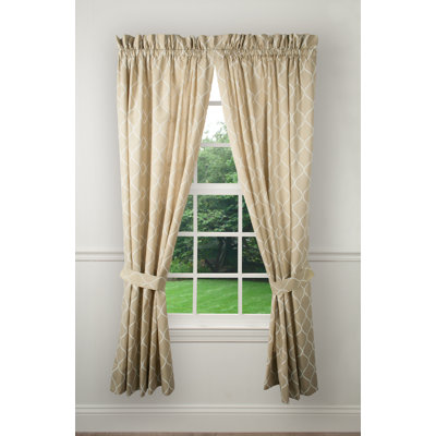 Paire de rideaux semi-transparents avec passe-tringle Paddington